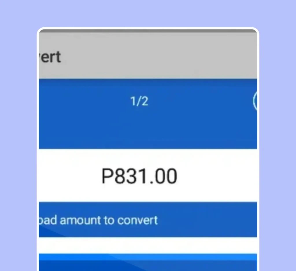 Select amount