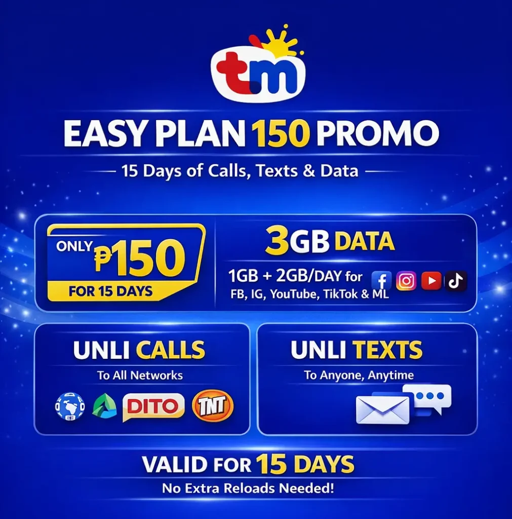 TM Easy Plan 150 Promo