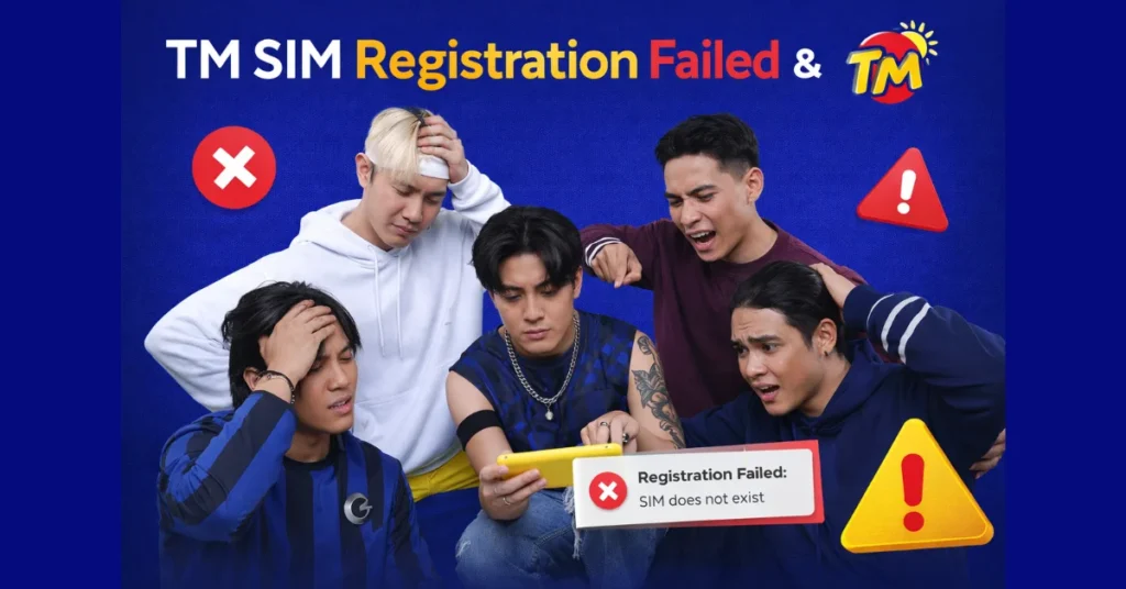 TM SIM Registration Failed & Error